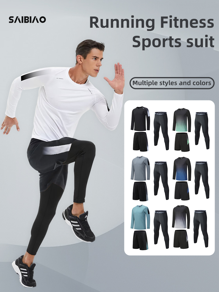 Compression Long Pant - Elastische Kompression für Herren, Bodybuilding, Sportbekleidung,