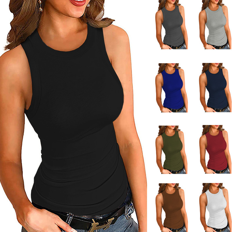 Tank Top Ribbed - Cross-Border Frühlings- und Sommer-Neuheiten Amazon Europäisches