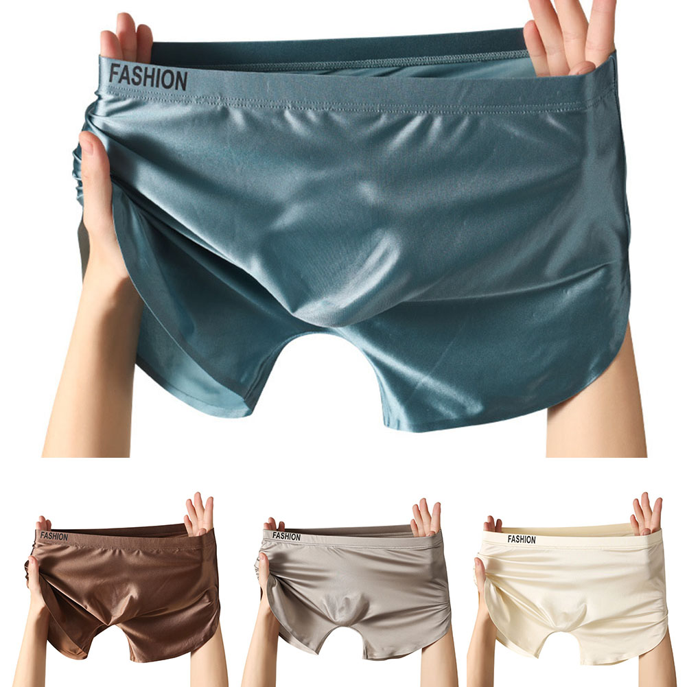 Trunk Breathable Men - Für den täglichen Gebrauch, Eisseiden-Badehose, Herren-Unterwäsche,