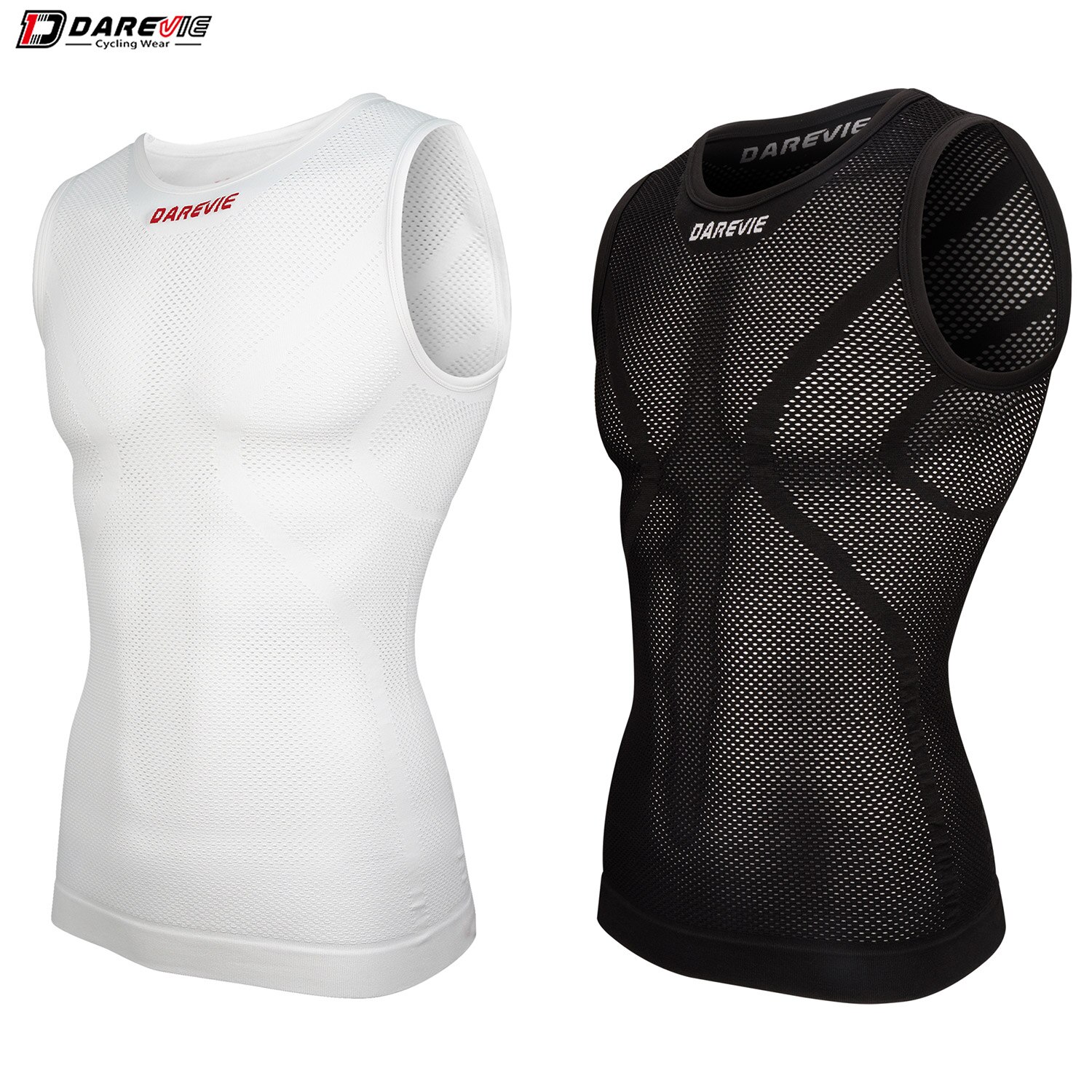 Sleeveless Undershirt - DAREVIE Radfahren Erste Schicht Mann Kompression