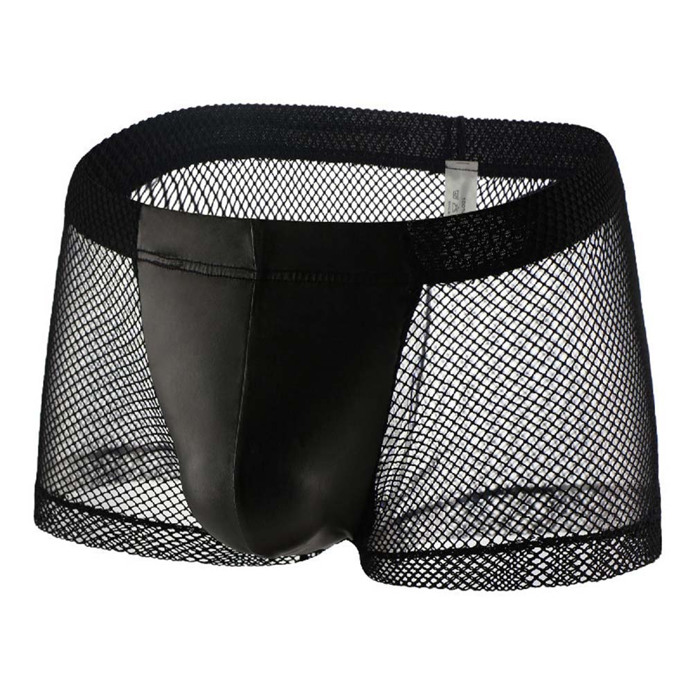 Pouch Boxer Pouch - Herren Mesh-Boxershorts, atmungsaktiv, mittelhoher Bund, hohle