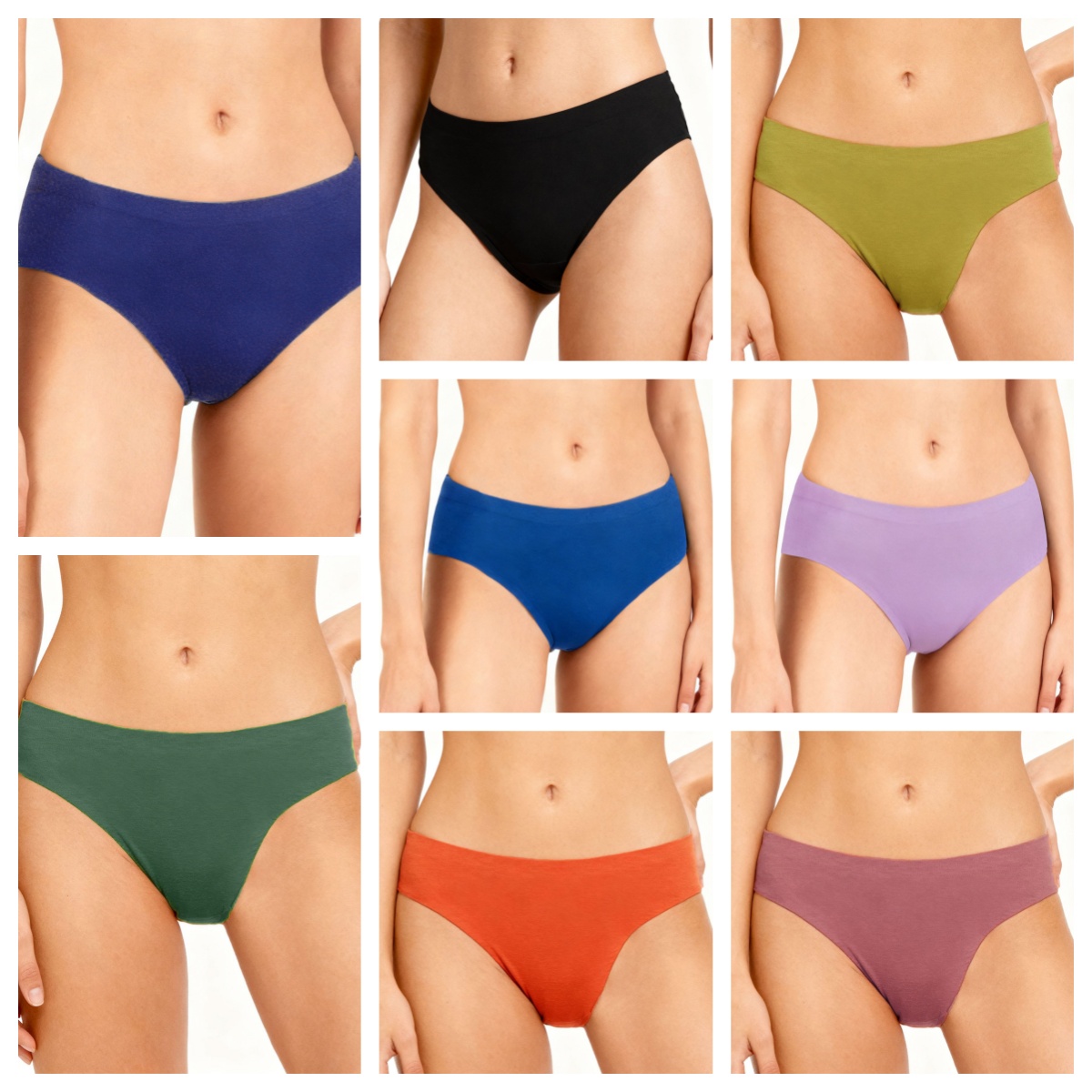 Quick Dry Underwear - Zeriluna Nahtlose Menstruationsunterwäsche, weich, glatt, hautfreundlich,