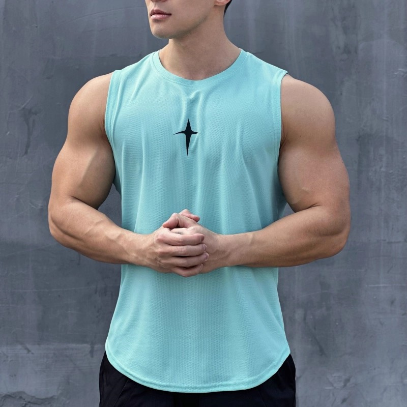 Undershirt Crew Neck - Sommer Ärmellose Weste Outdoor Casual Sport