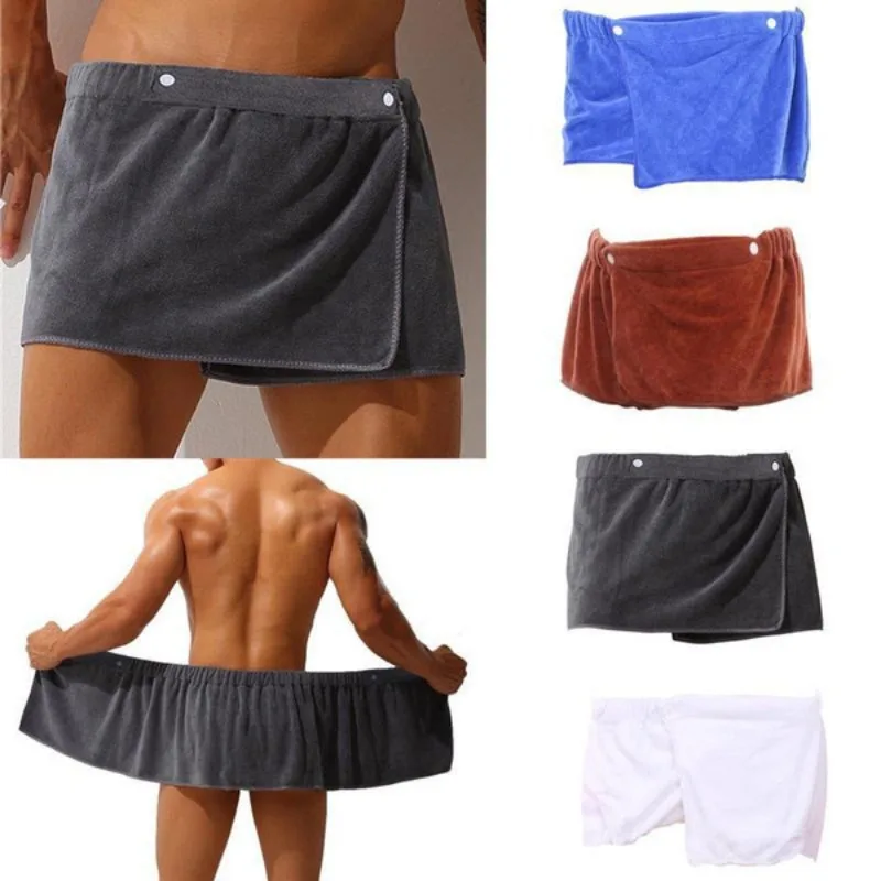 Bamboo Fiber Trunk - Herren-Badetuch Saugfähiges Handtuch Sexy Strandrock Anti-Licht
