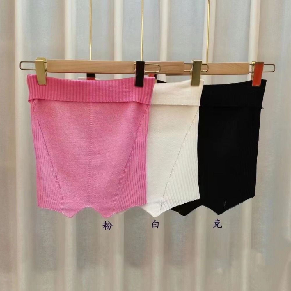 Tank Top Ribbed - Träger loses Bandeau Tube Top lässig