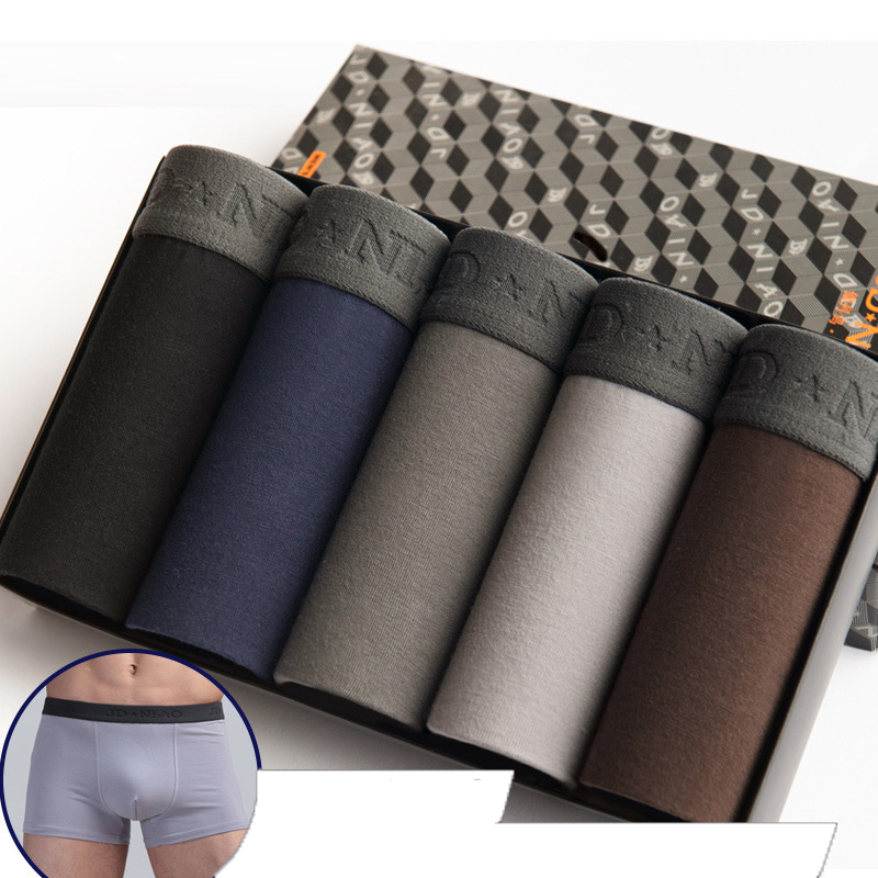 Boxer Brief Pack Cotton - 5 Teile/los Männer Unterwäsche Baumwolle Boxer