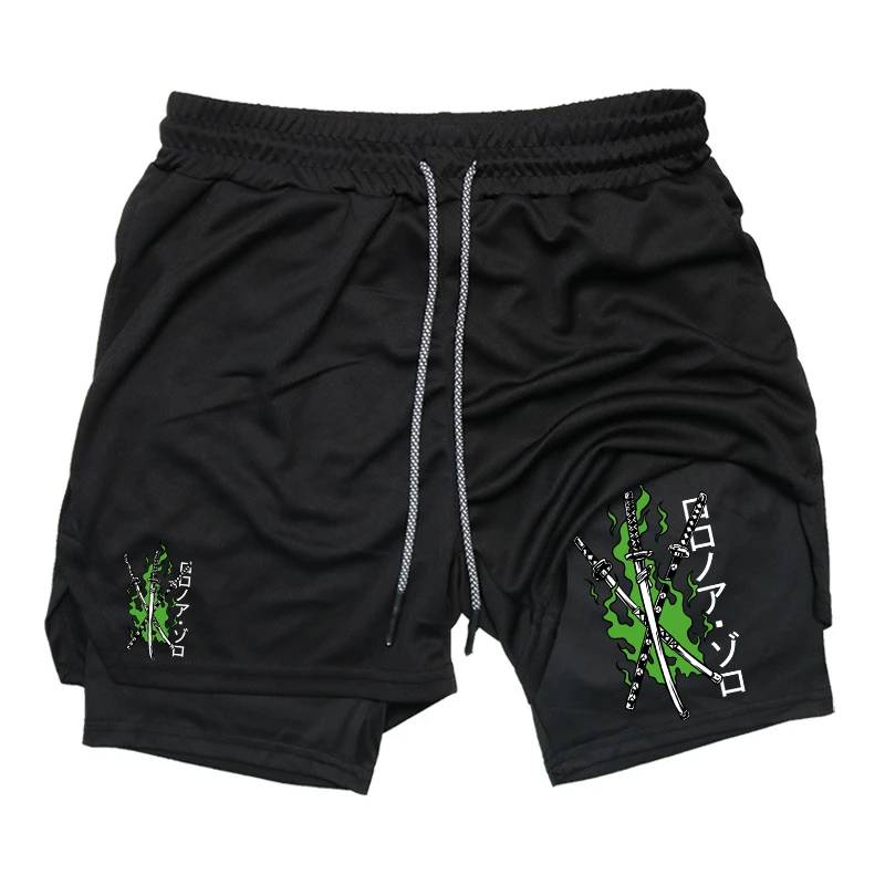 Compression Shorts Athletes - Bedruckte 2-in-1-Laufshorts für Herren, Fitnessstudio, Workout,