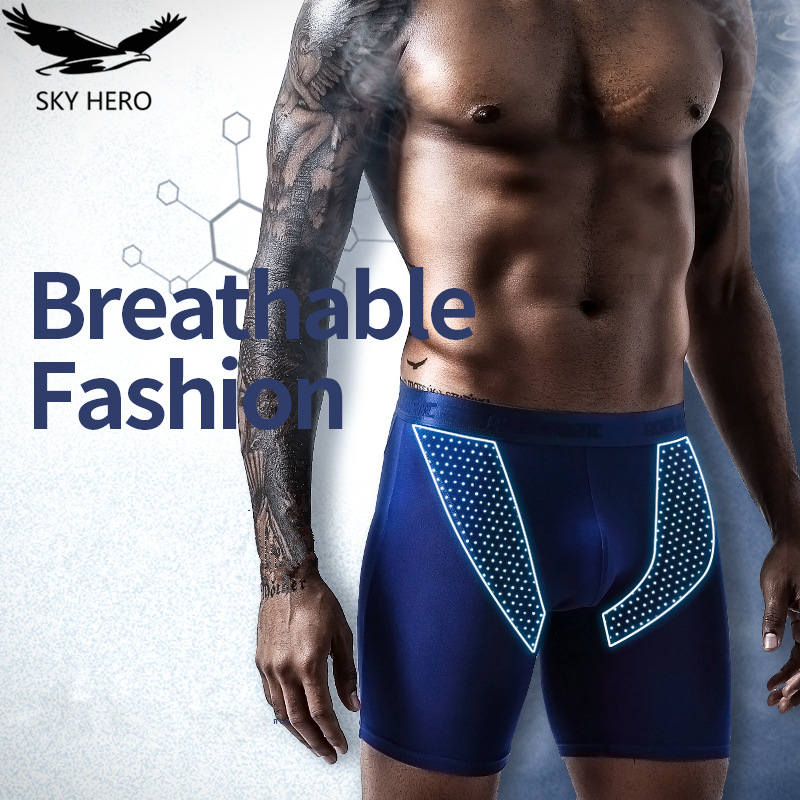 2 teile/los unterhose bein up  – Long Leg Trunk Men Bewertung und Preis