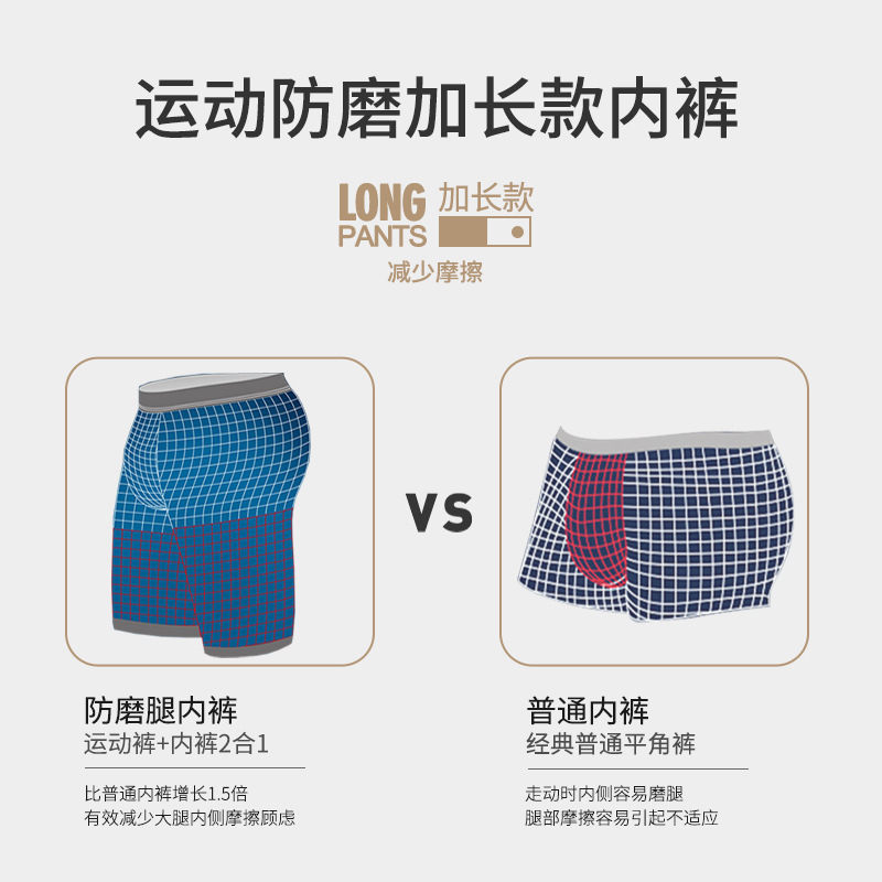 2 teile/los unterhose bein up  – Long Leg Trunk Men Bewertung und Preis