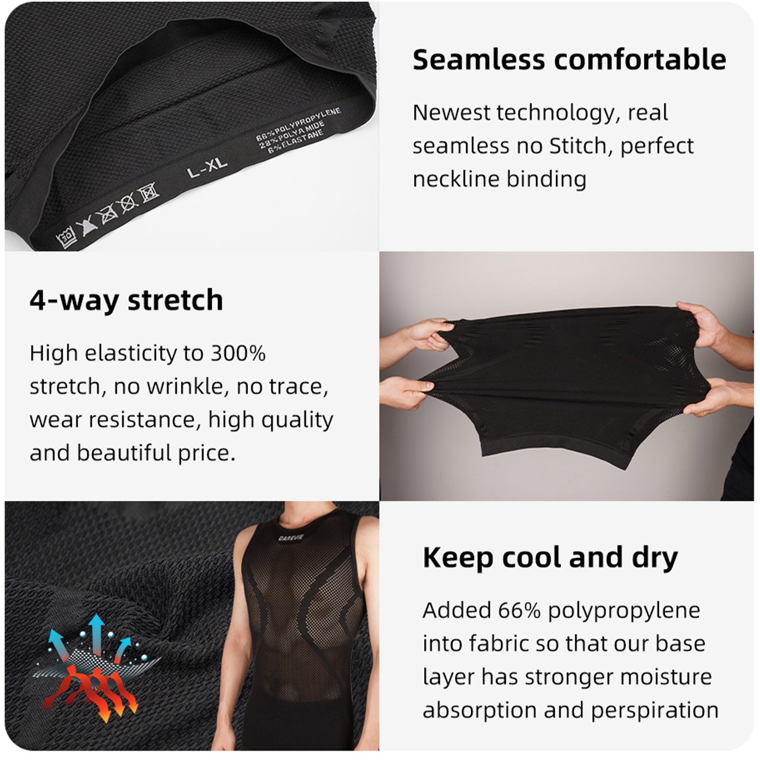DAREVIE Radfahren Erste Schich – Sleeveless Undershirt Bewertung und Preis