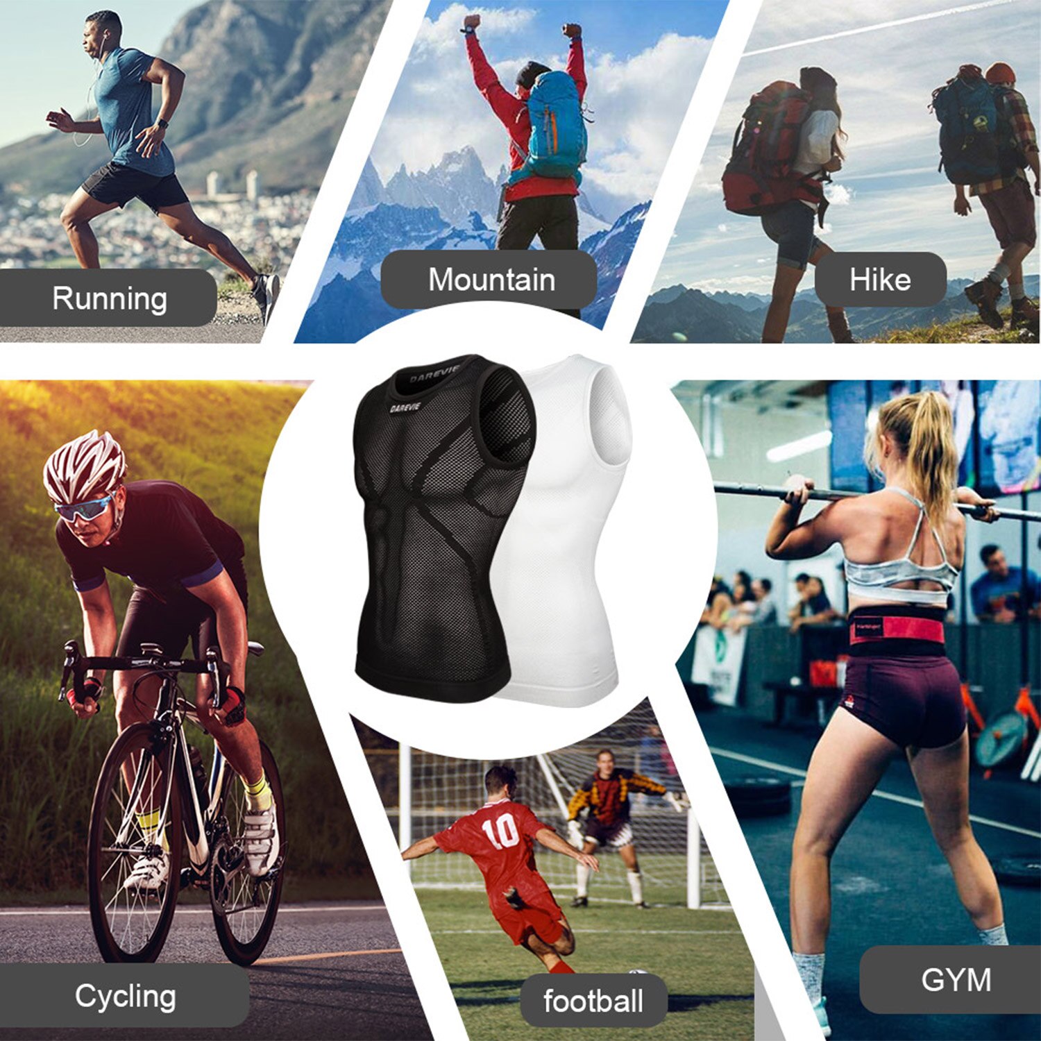 DAREVIE Radfahren Erste Schich – Sleeveless Undershirt Bewertung und Preis