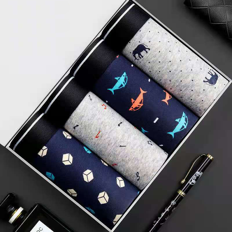 4 Teile/los Boxer Shorts Männe – Multi Pack Underwear Bewertung und Preis