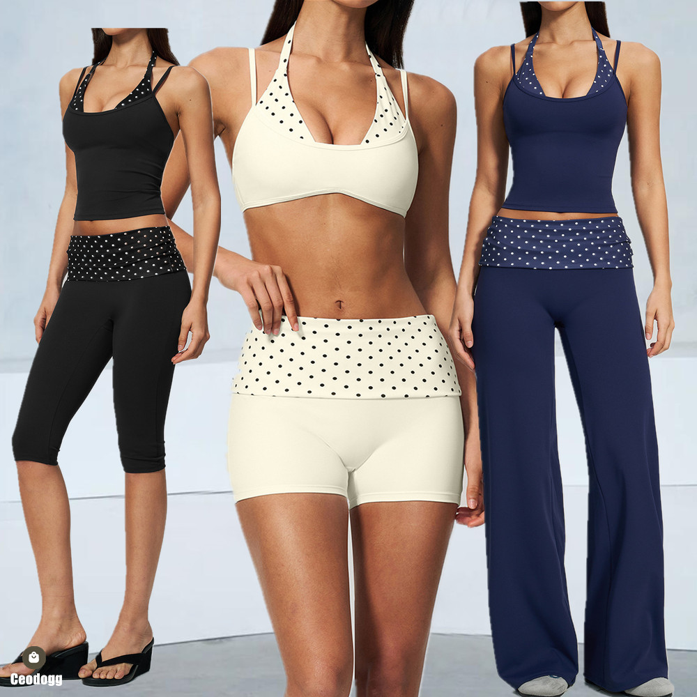 Polka Dot Damen Neckholder-Yog – Suspender Tank Top Bewertung und Preis