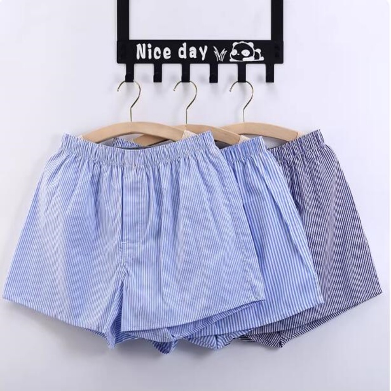 3 teil/los M-3XL Klassische Pl – Boxer Brief Pack Cotton Bewertung und Preis