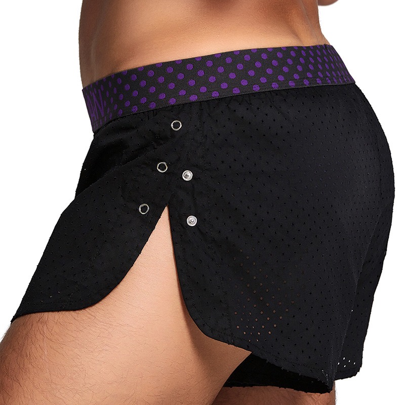Neue Mode Männer Button Split  – Mesh Sport Boxer Bewertung und Preis
