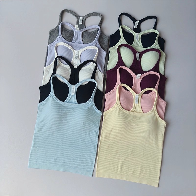 Sommer frauen Yoga Leibchen Sp – Tank Top Ribbed Bewertung und Preis